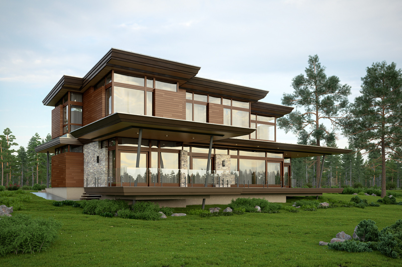 Концепция гостевых домов Валдай