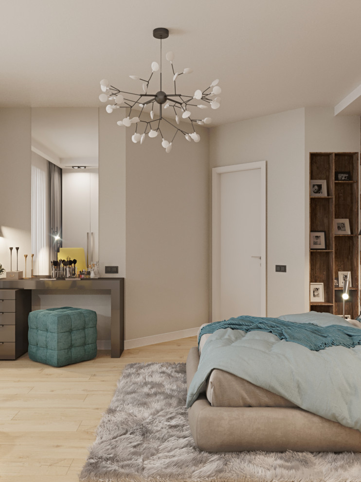 Спальня.Вид на ночной столик.