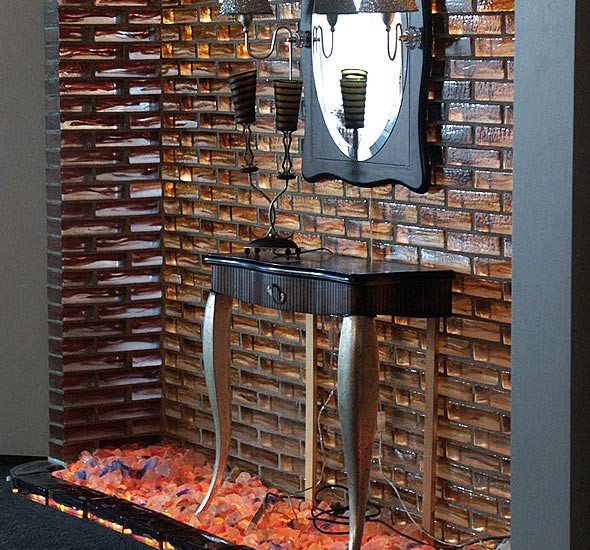 Обложка проекта: Материалы: Стеклокирпич