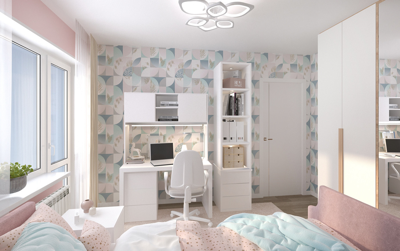 Квартира для молодой семьи в скандинавском стиле