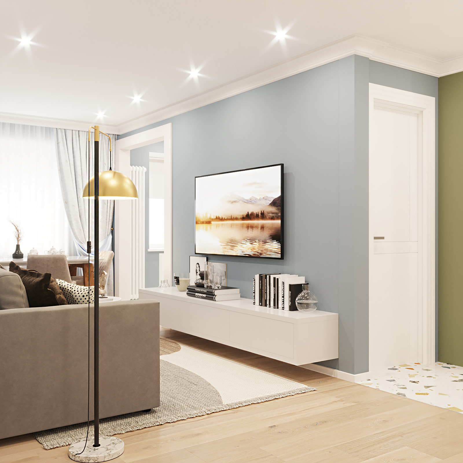 Дизайн-проект квартиры. S=50м2