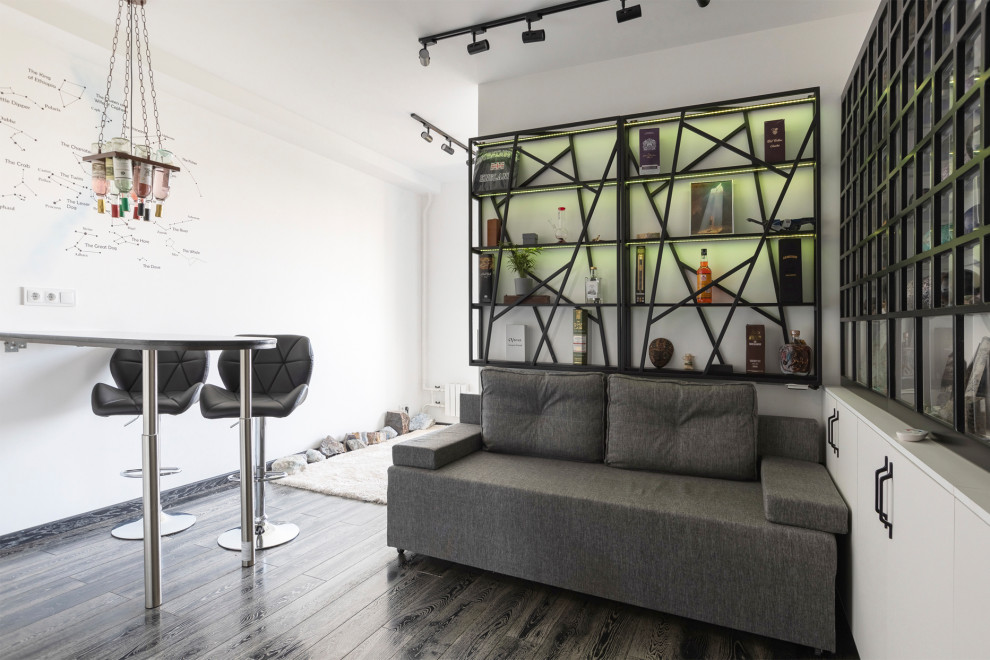 Студия для геолога в стиле минимализм