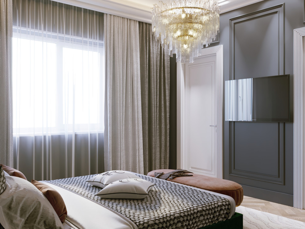 Интерьер загородного дома 280 кв.м КП Вешки