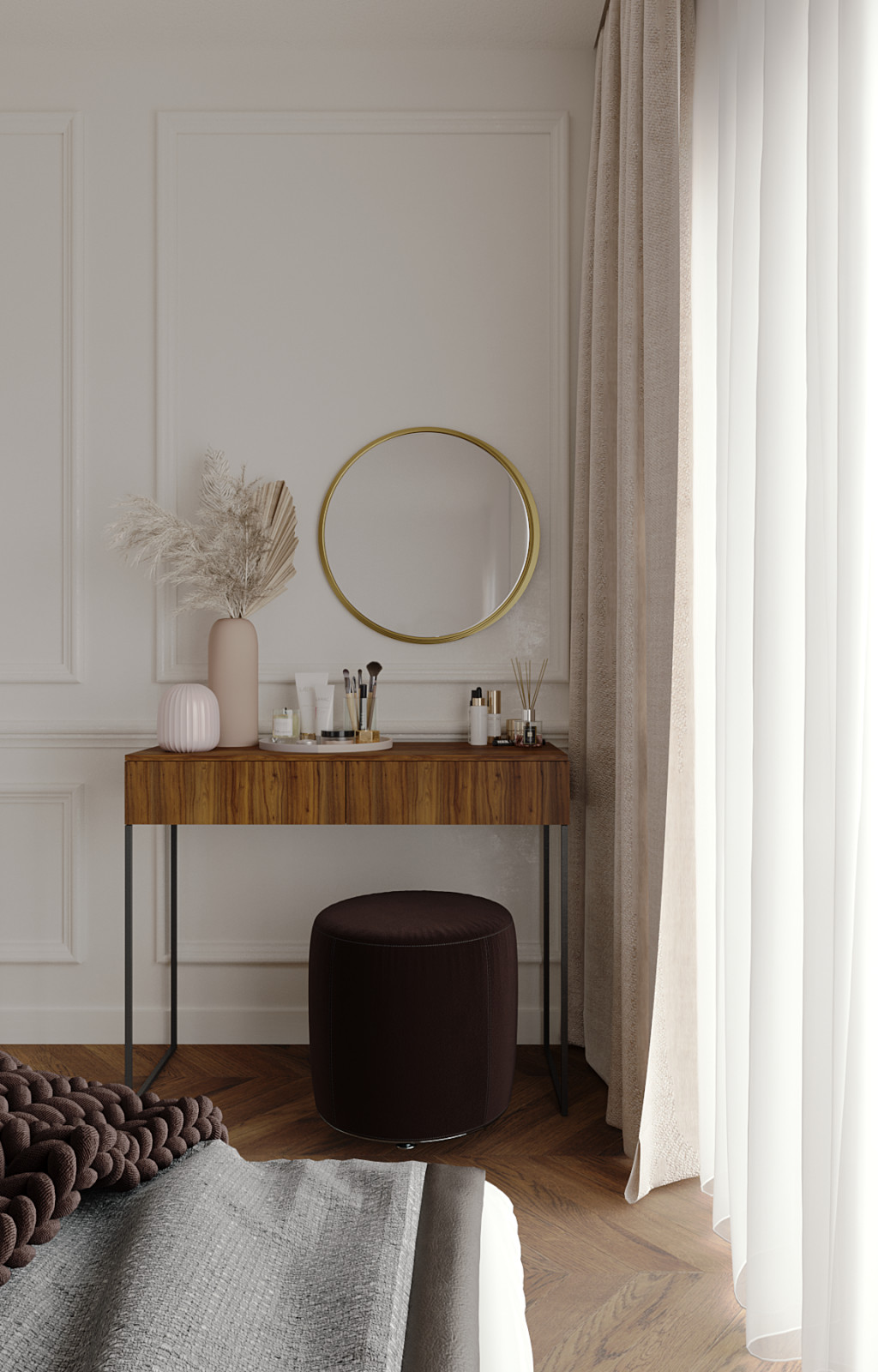 Трехкомнатная квартира в спокойных тонах