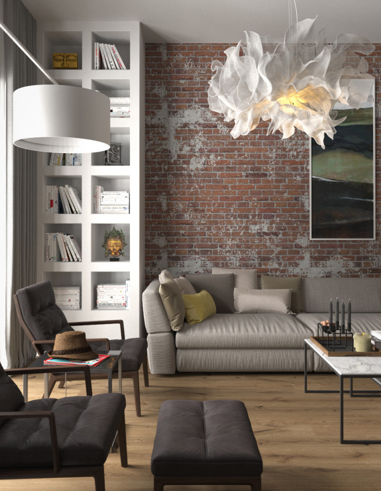 Дизайн интерьера "Аристократический лофт"