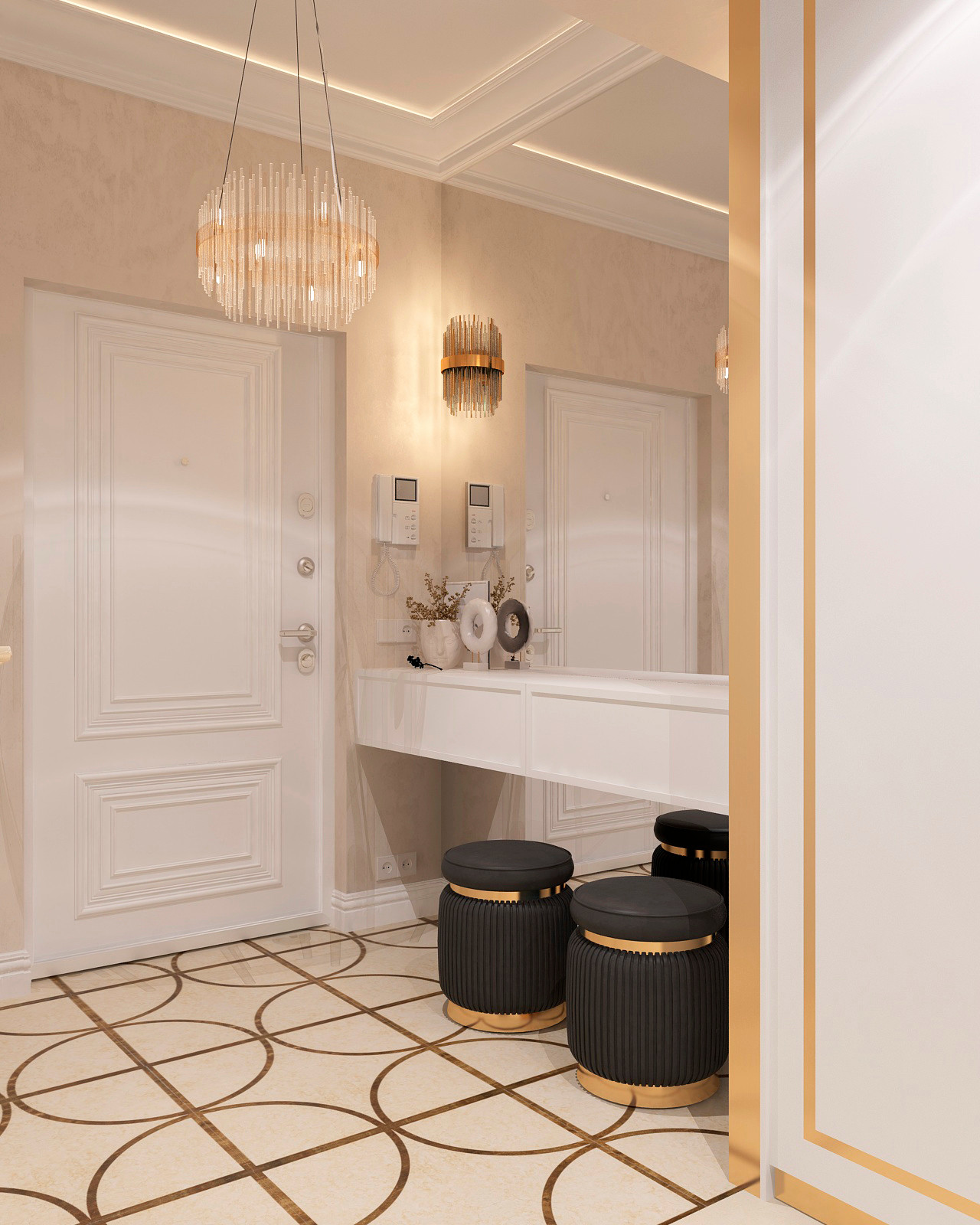 Ар-деко г.Кисловодск, прихожая