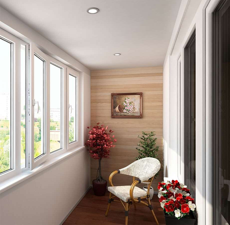 Обшивка балкона