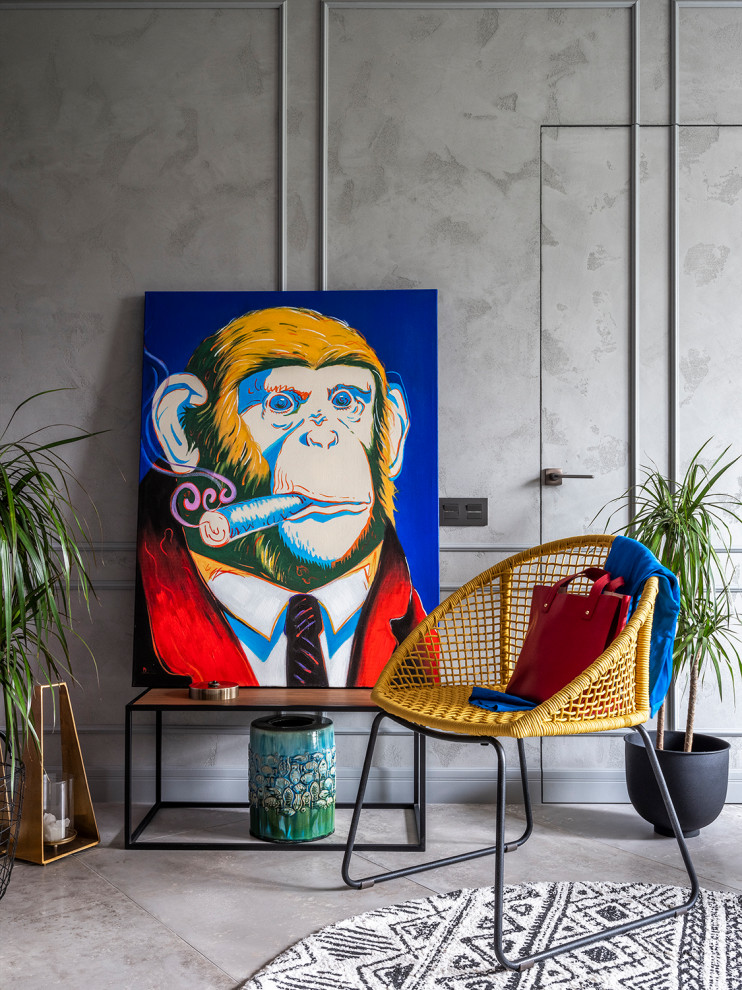 Houzz тур: Лофт с хрустальными люстрами и яркими деталями