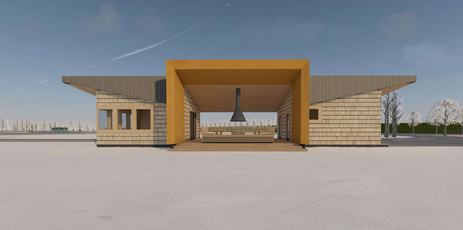 Обложка проекта: Ski house