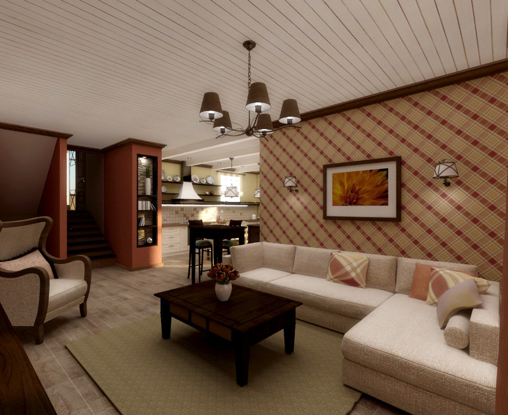 вид на лестницу