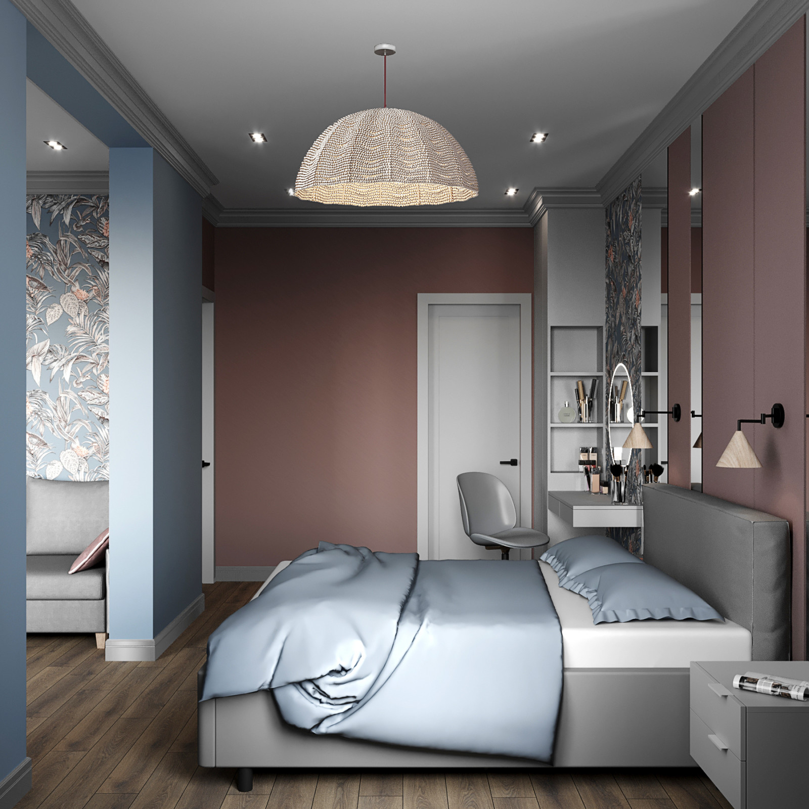 Спальня и кабинет