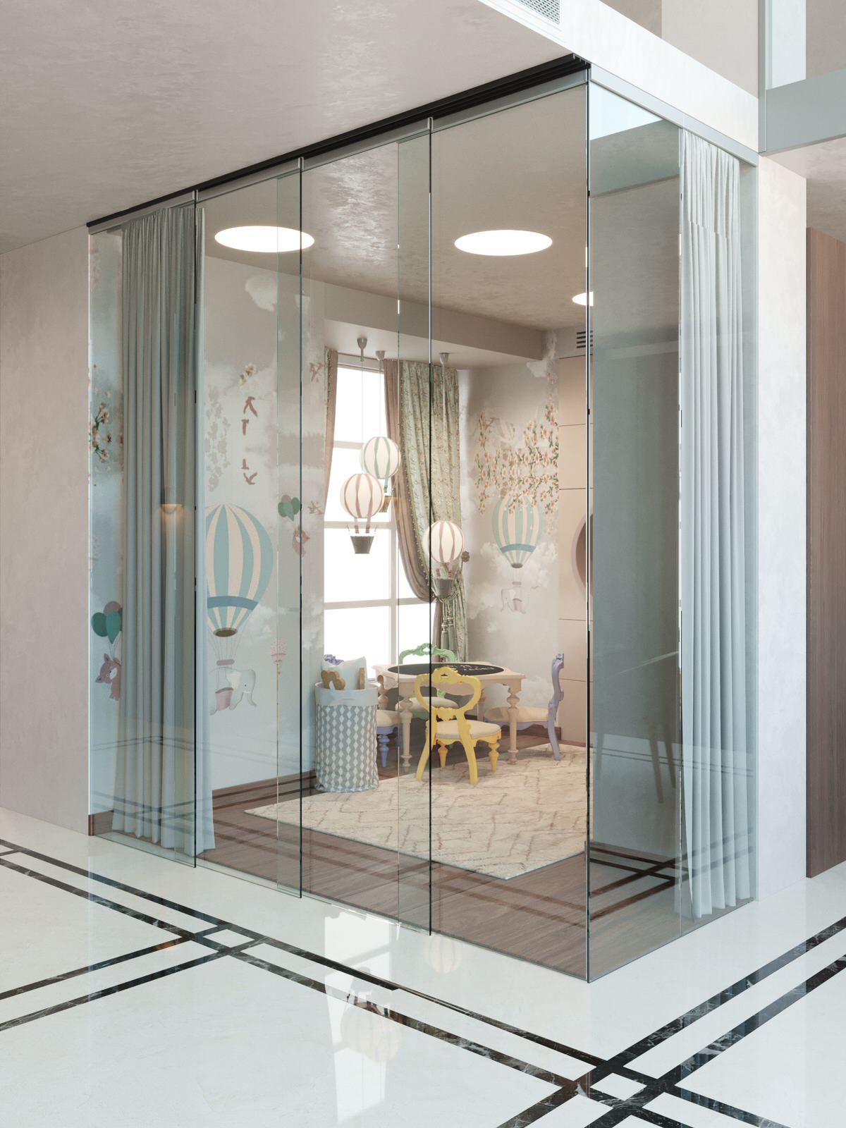 Частный интерьер на Песочной набережной