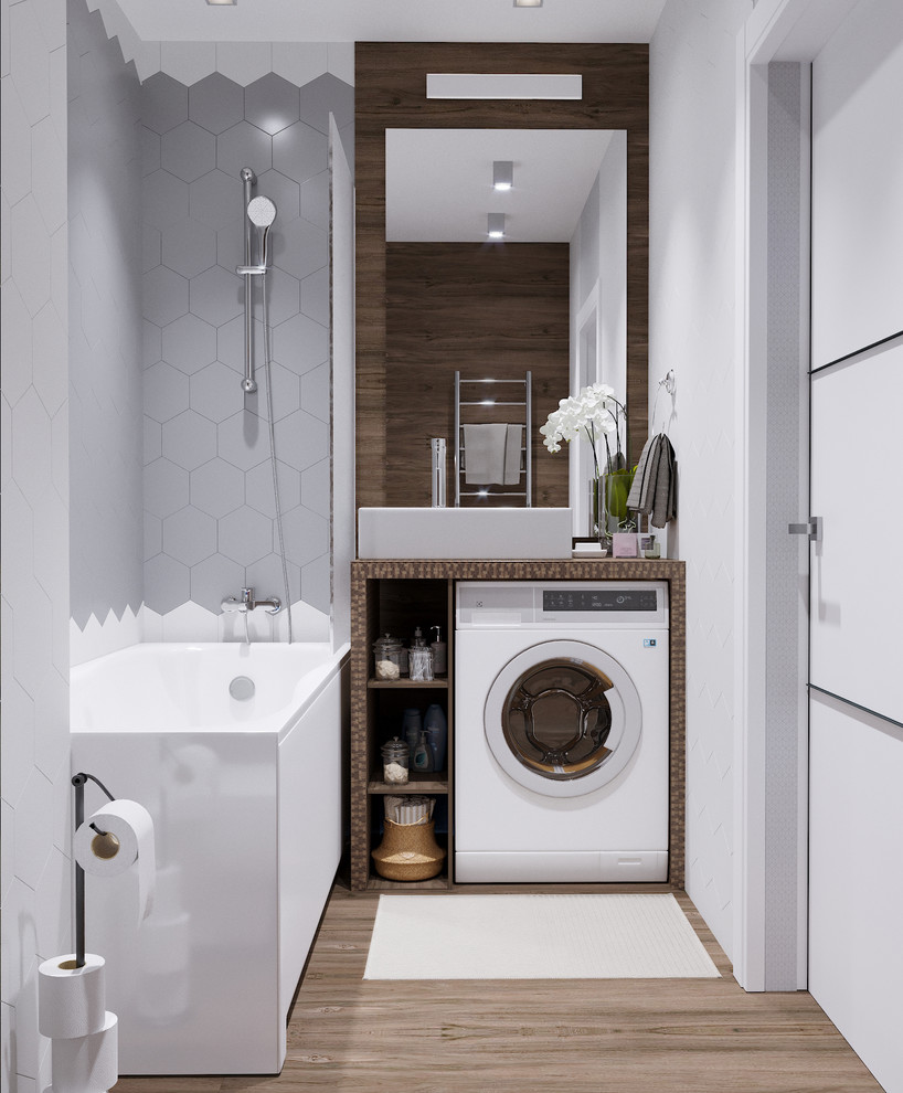 Современный интерьер с элементами лофта в г.Оренбург