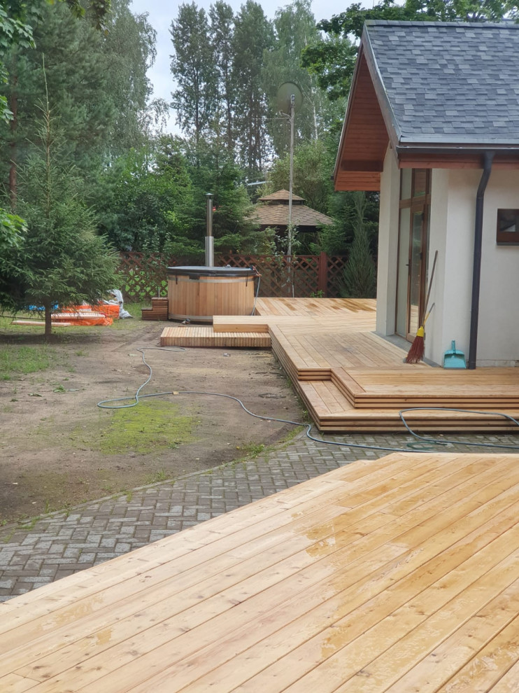 Проект наружных террас в Зеленогорске .