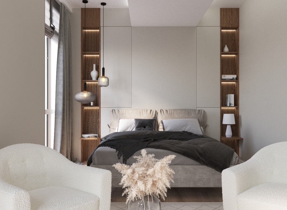 Дизайн-проект двухкомнатной квартиры ЖК "Парковый"