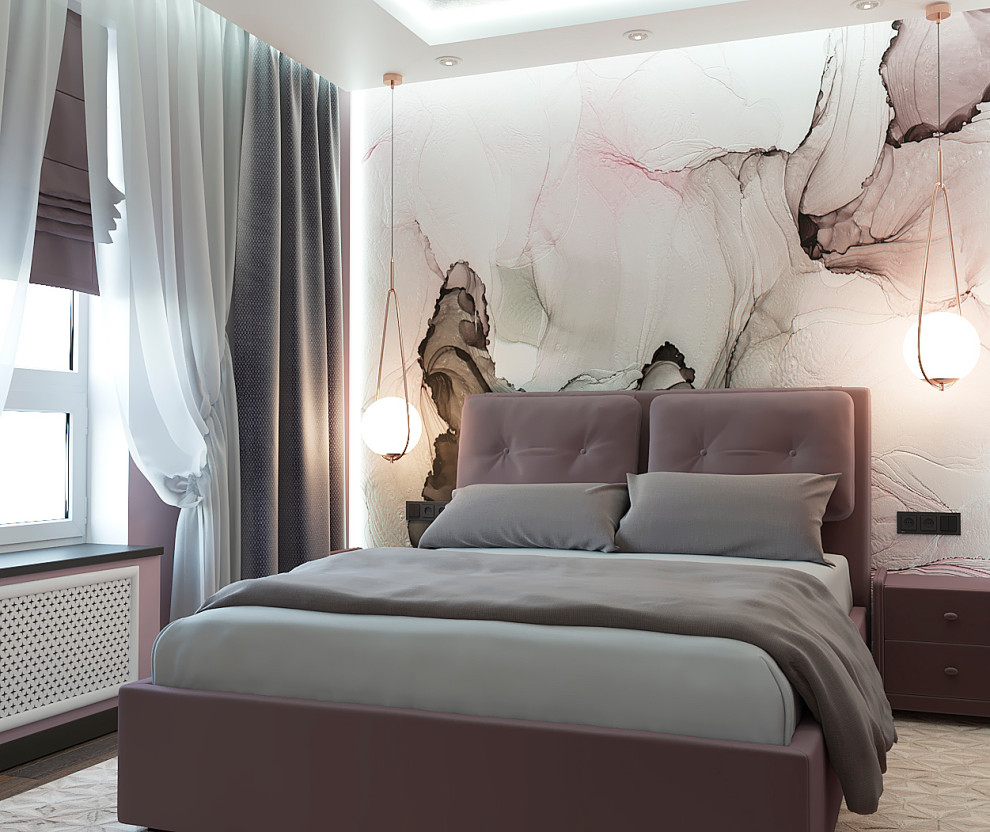 Яркая сочность. Трехкомнатная квартира на Озерной