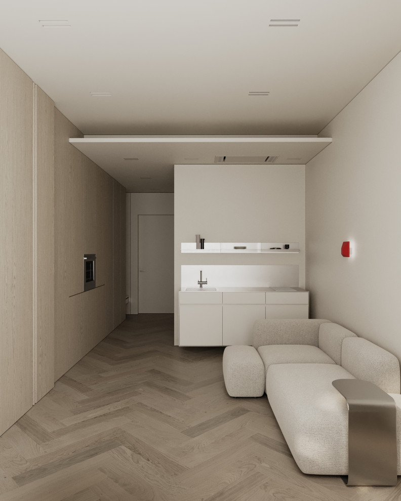 Обложка проекта: SOFT MINIMAL LIGHT //50 sq. m.