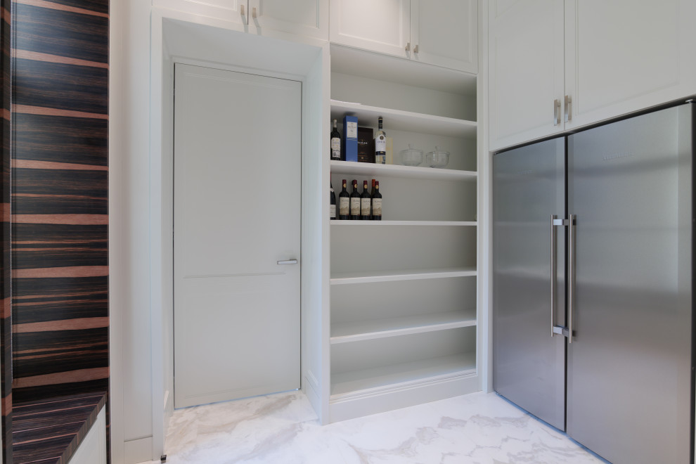 Встроенные шкафы МДФ эмаль матовая