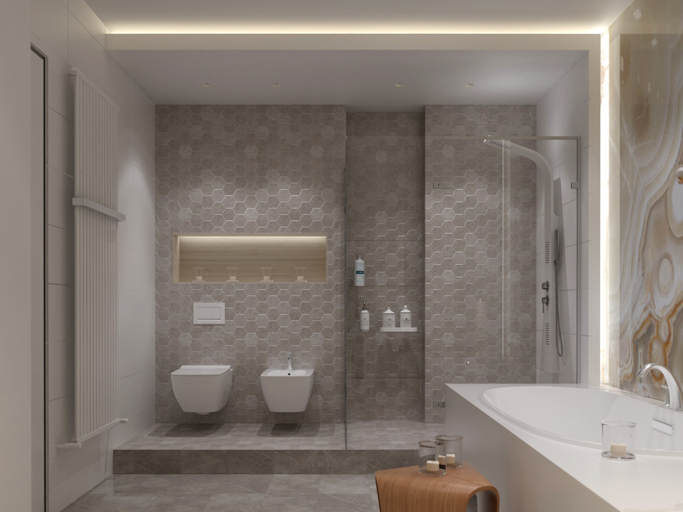 Дизайн проект 6-ти ком. квартиры в современном стиле