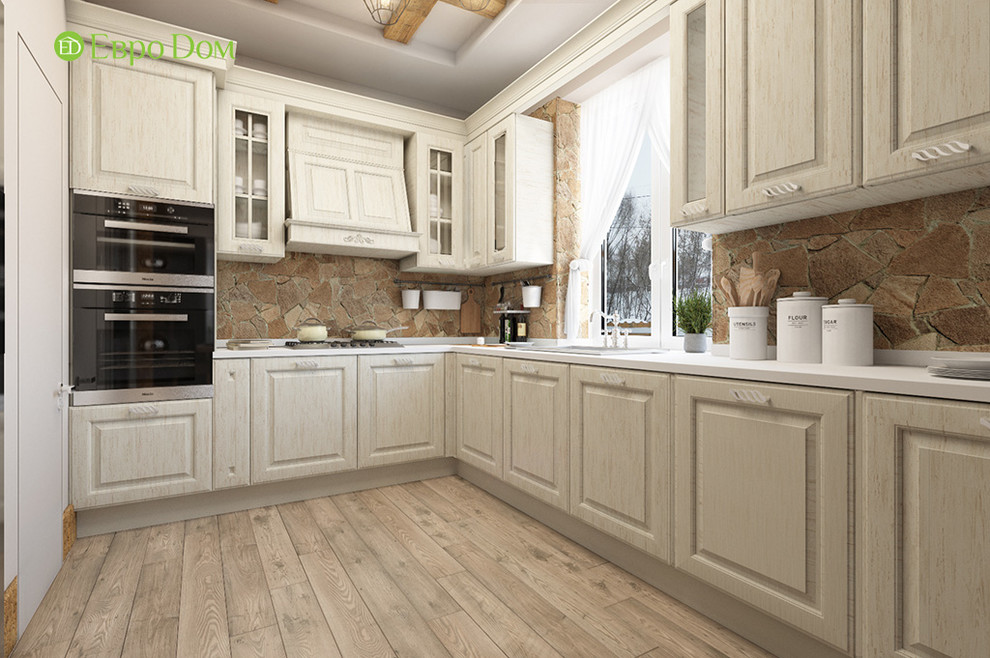 Обложка проекта: Дизайн интерьера двухкомнатного дома 73 кв. м в стиле шале