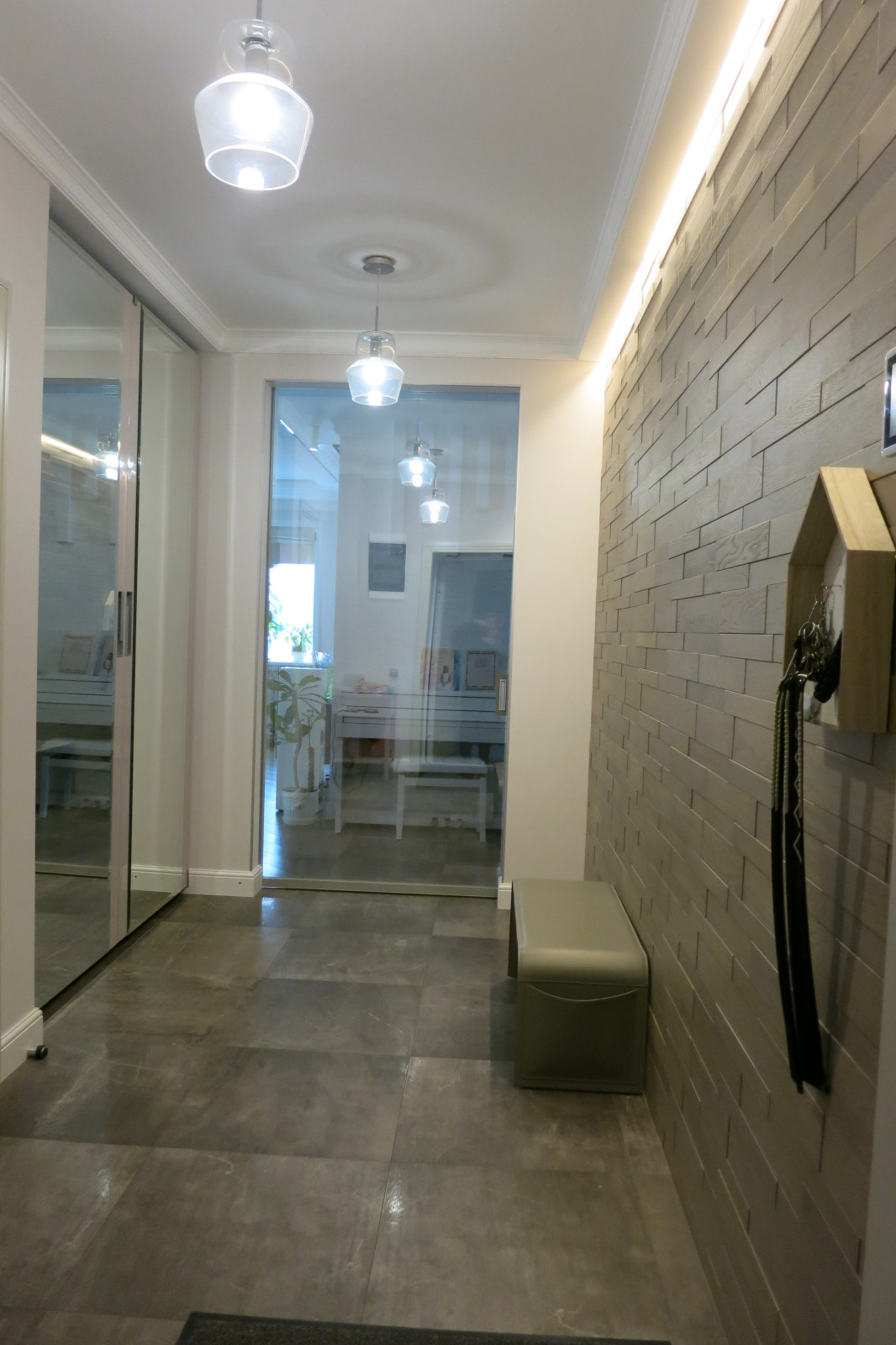 Гостиная с биокамином