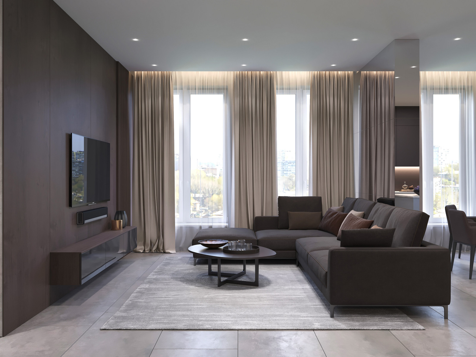 Обложка проекта: Дизайн интерьера квартиры в современном стиле в ЖК Вандер Парк