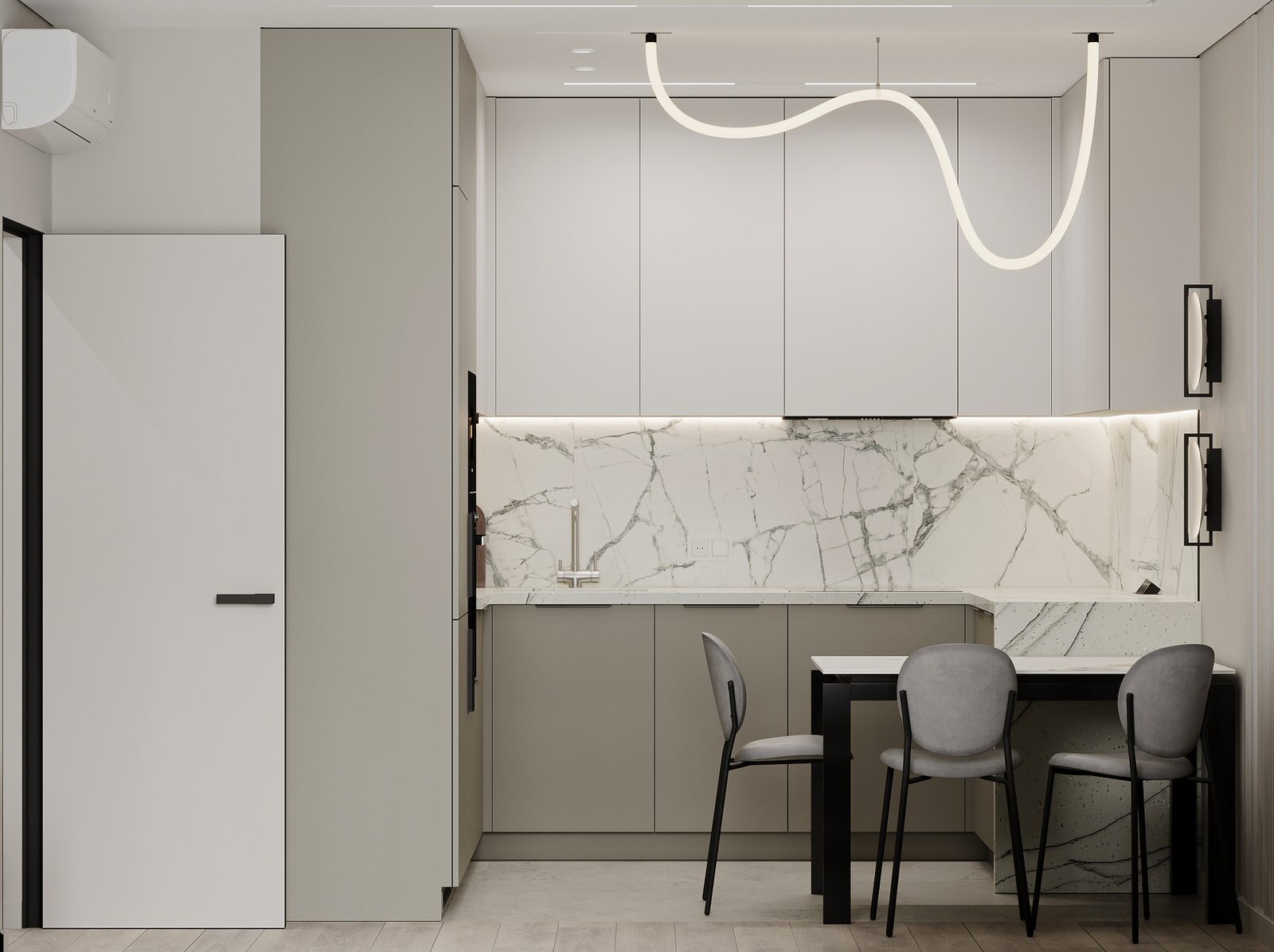 Интерьер квартиры в ЖК "Гармония"