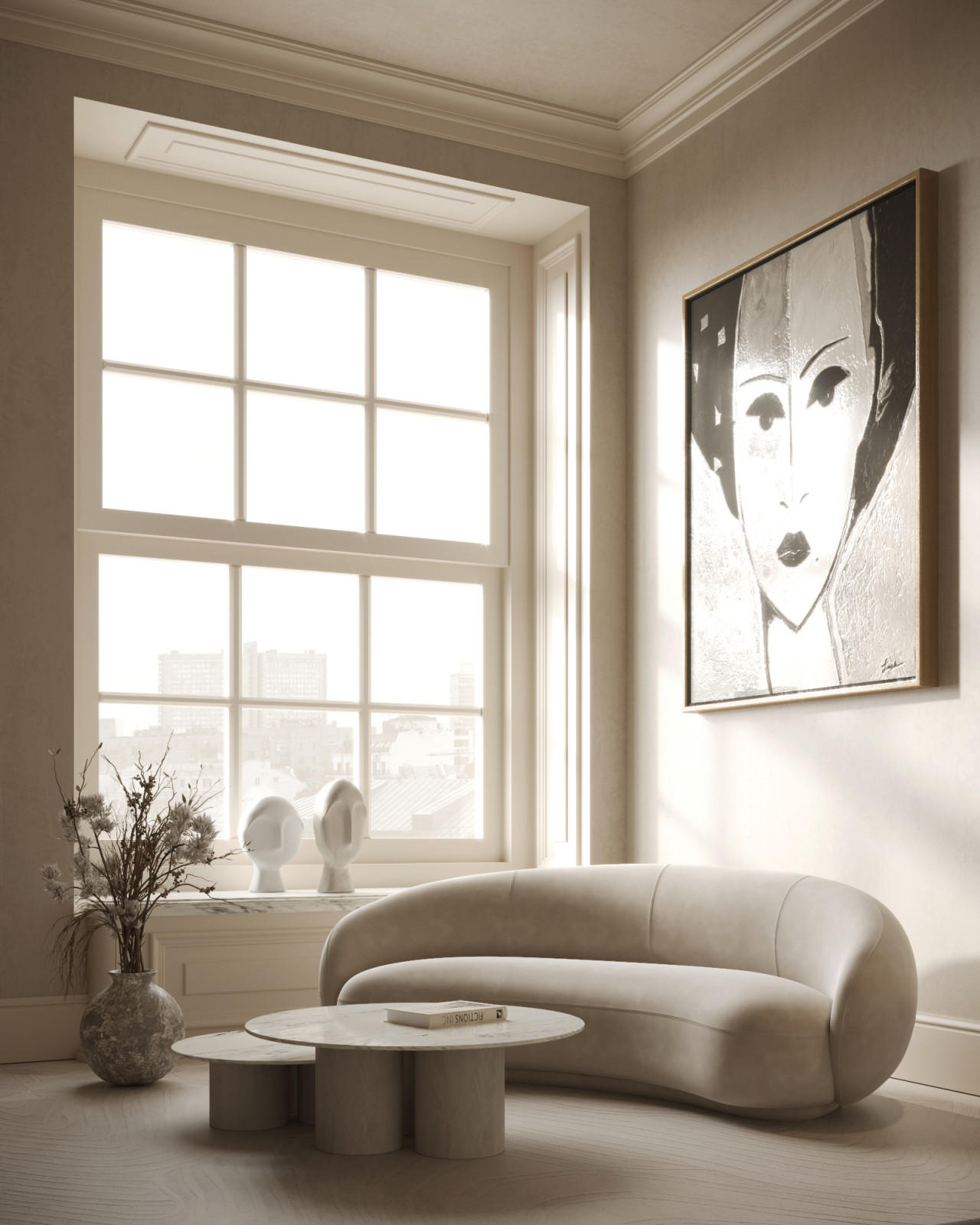 Гостиная в скандинавском стиле