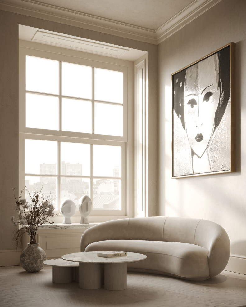 Гостиная в скандинавском стиле