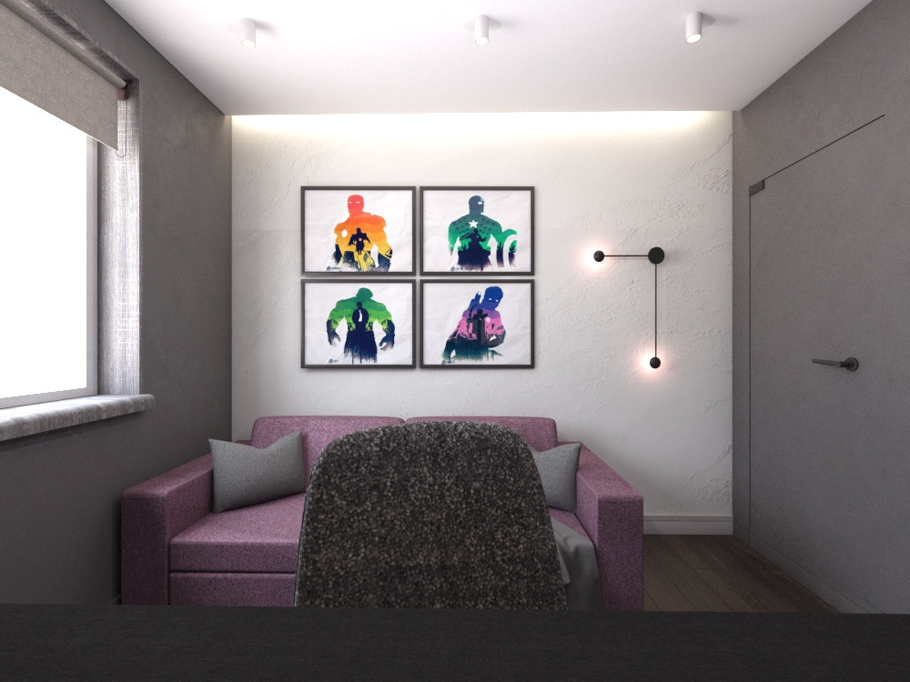 Обложка проекта: Дизайн интерьера комнаты для подростка