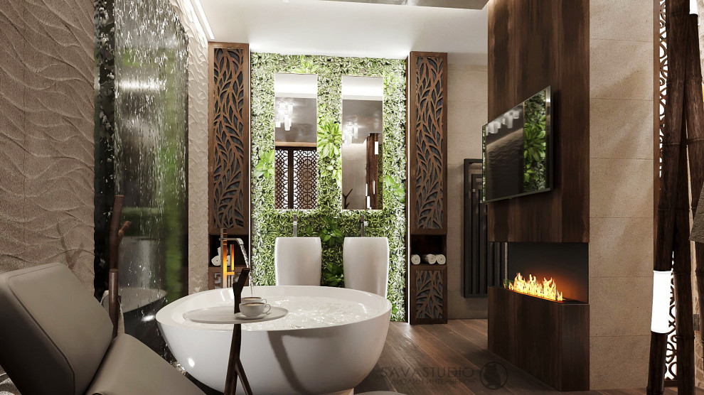 Обложка проекта: Ванная комната "Четыре стихии"