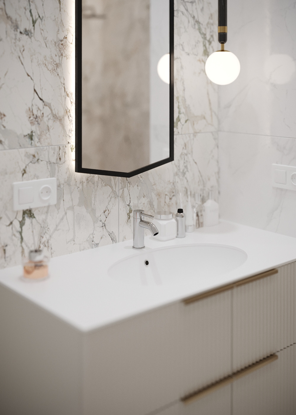 Обложка проекта: Светлая квартира в ЖК Галактика