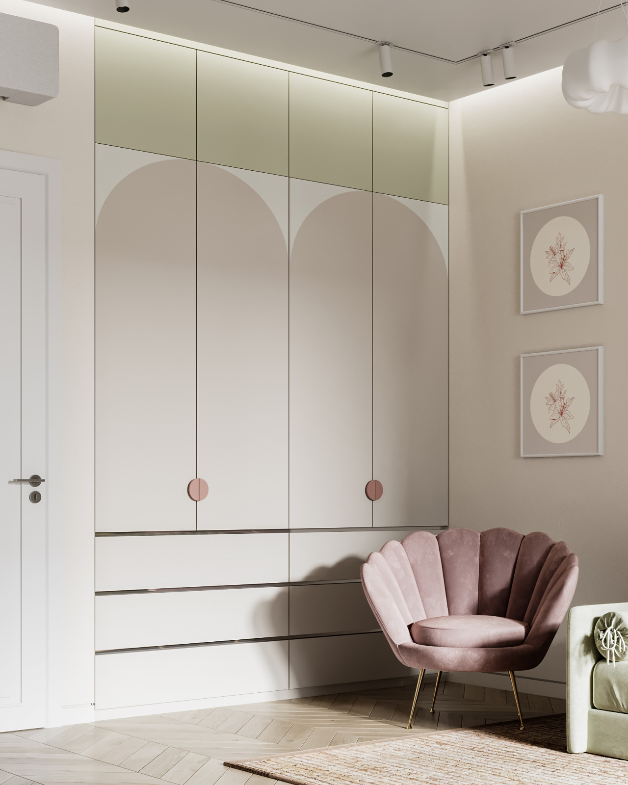 Дизайн интерьера квартиры в современном стиле на ул. Новаторов