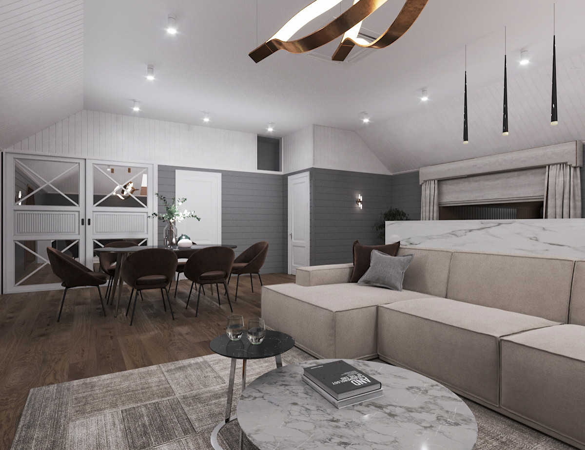 Обложка проекта: Гостиная в загородном доме2