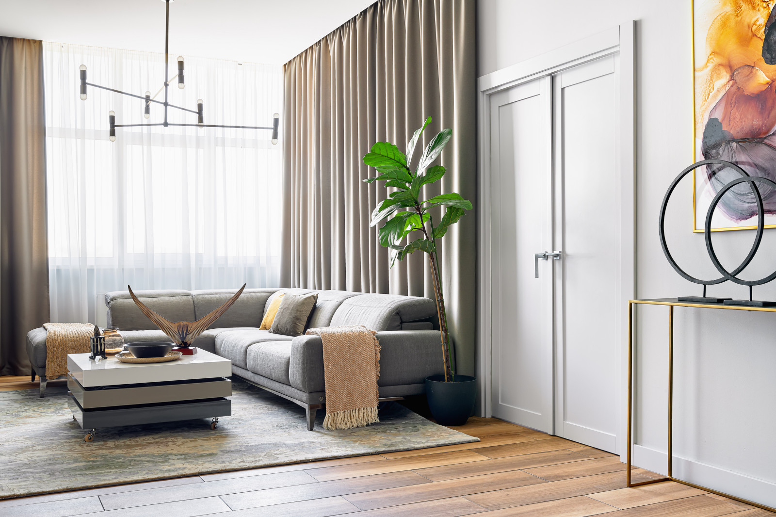 Студия Art Alibi: светлая квартира на севере Москвы