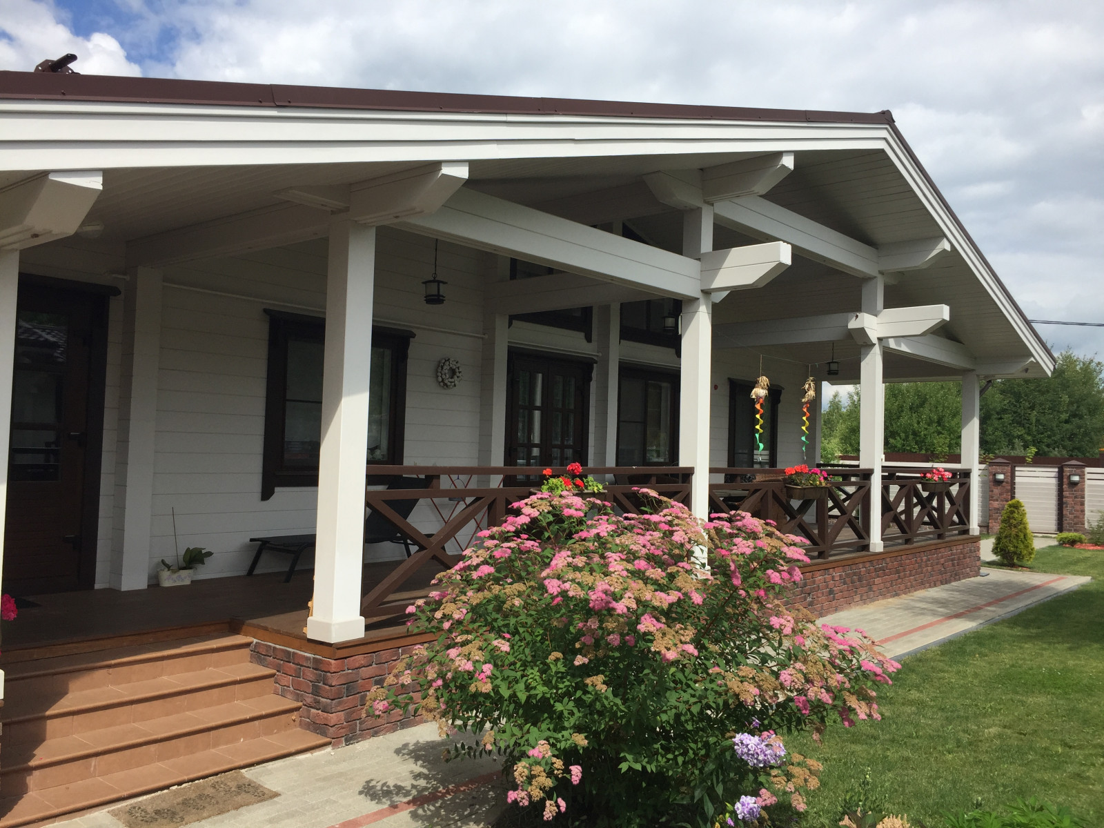 Одноэтажный дом в финском стиле