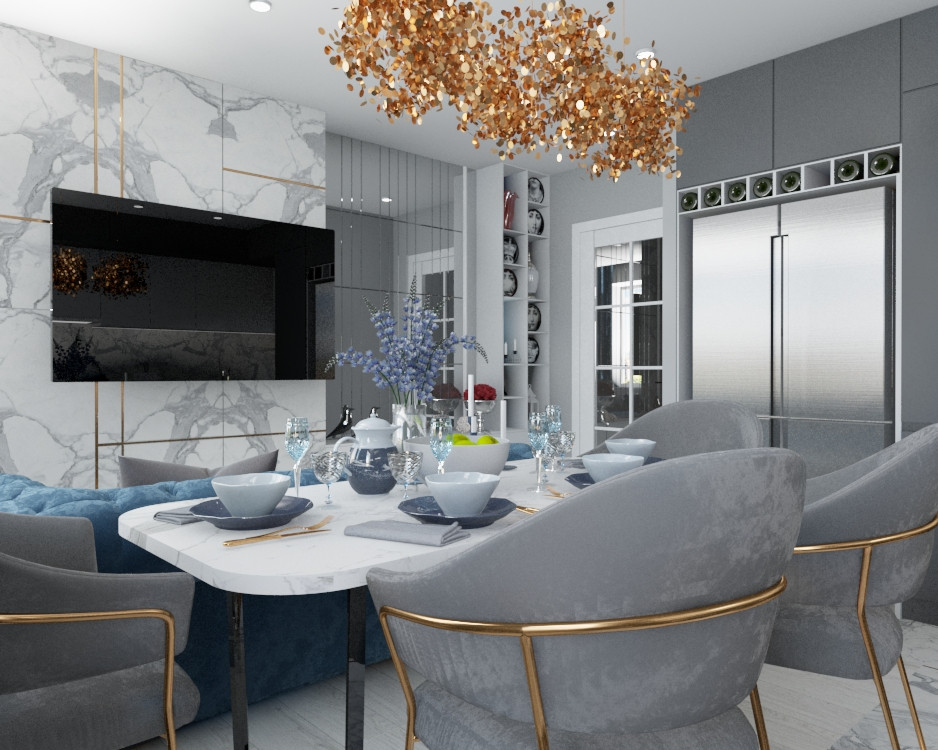 кухня-гостиная