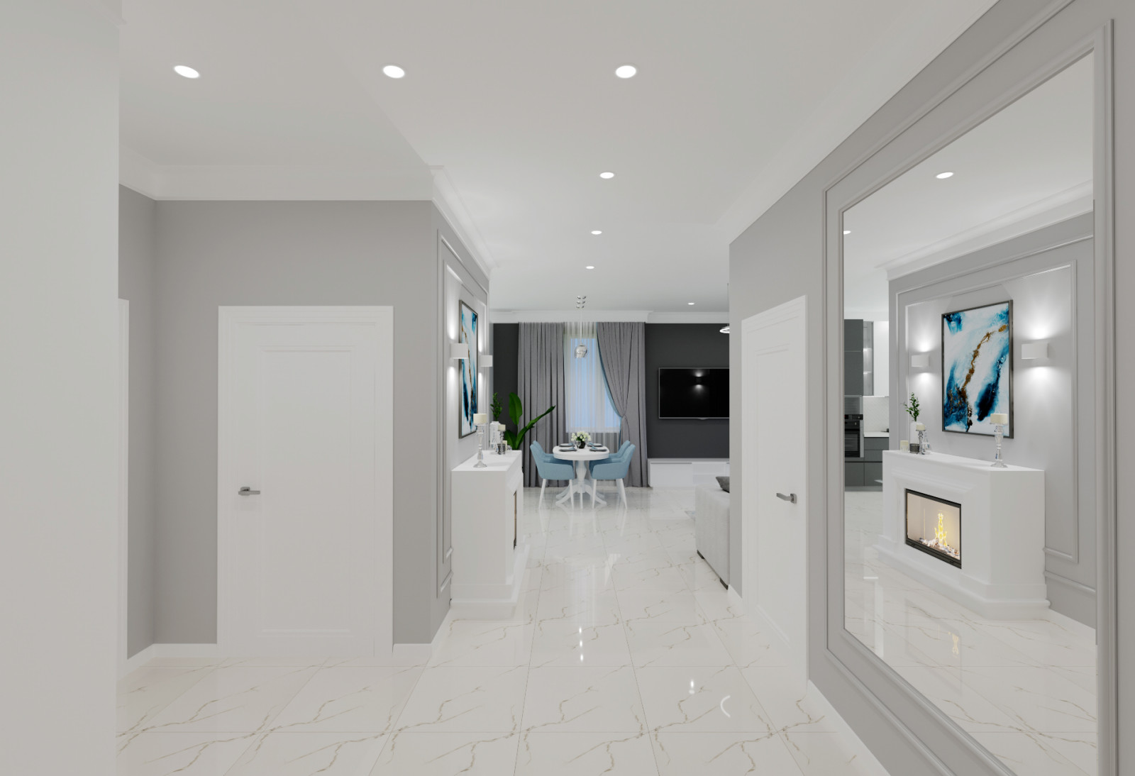 Концепция одноэтажного дома для семейной пары