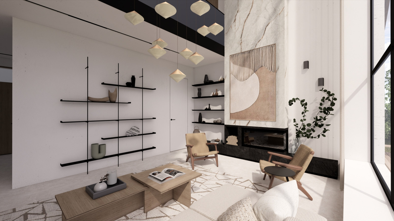 Shades of nature (интерьер)