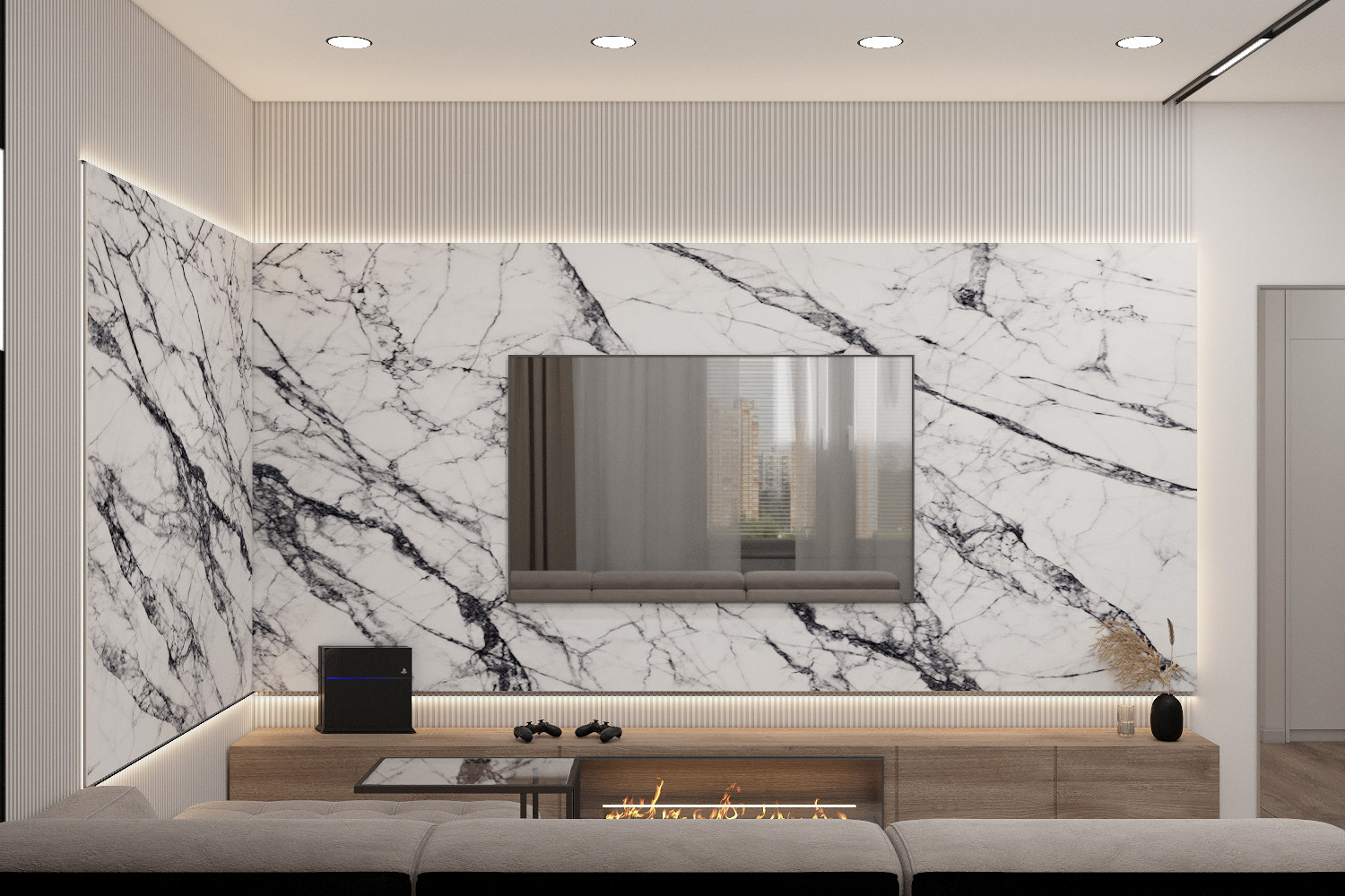 Лаконичный минимализм для молодой семьи