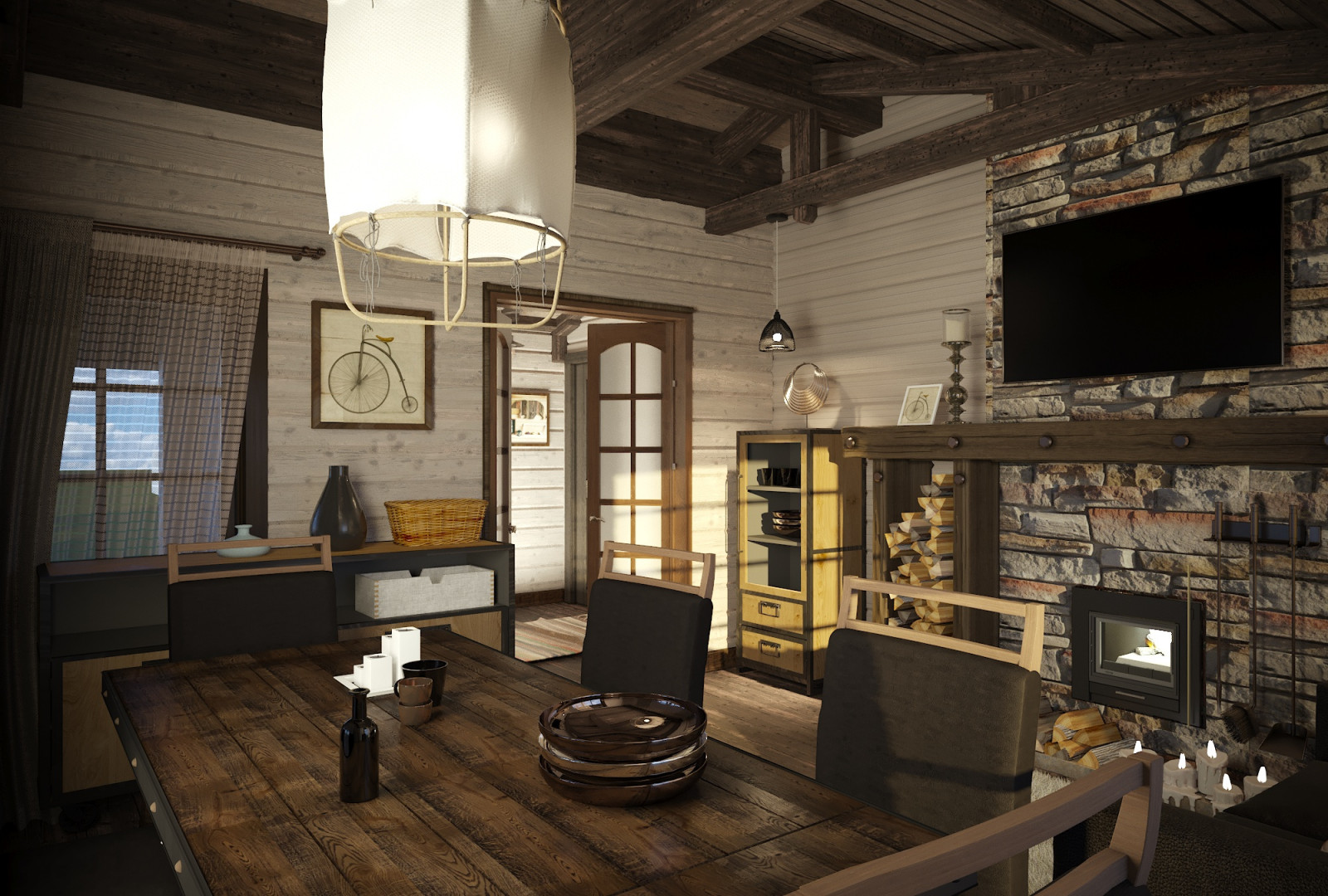 Обложка проекта: Баня в Борках