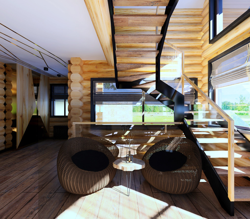 интерьер деревянного дома