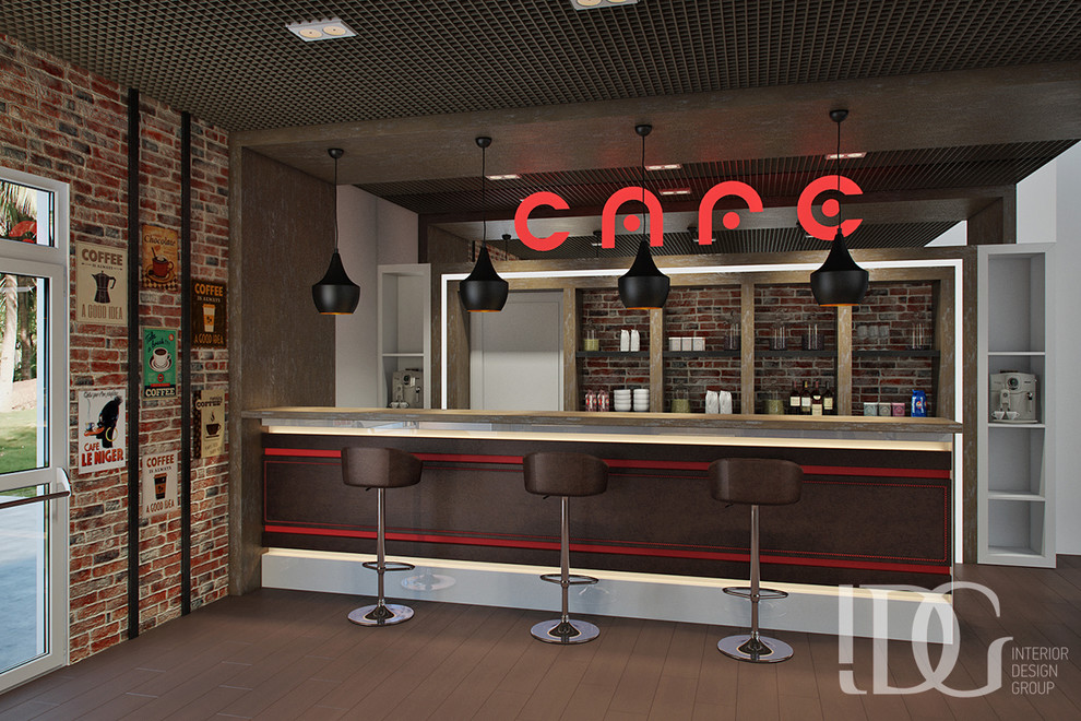 Дизайн кафе для автозаправок в Москве