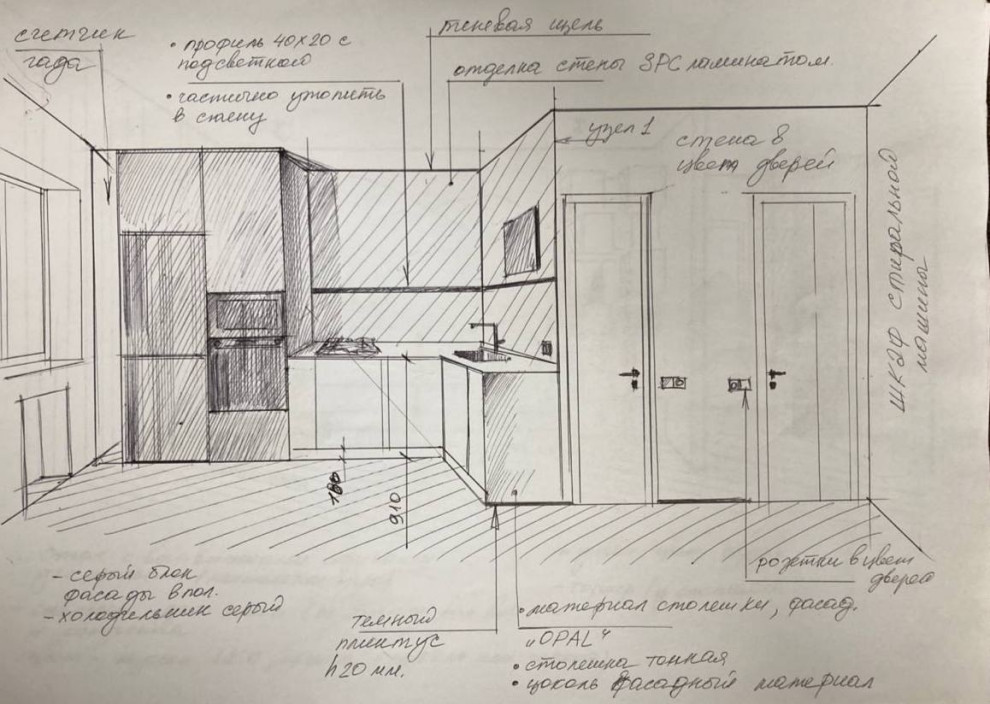 Ручные эскизы