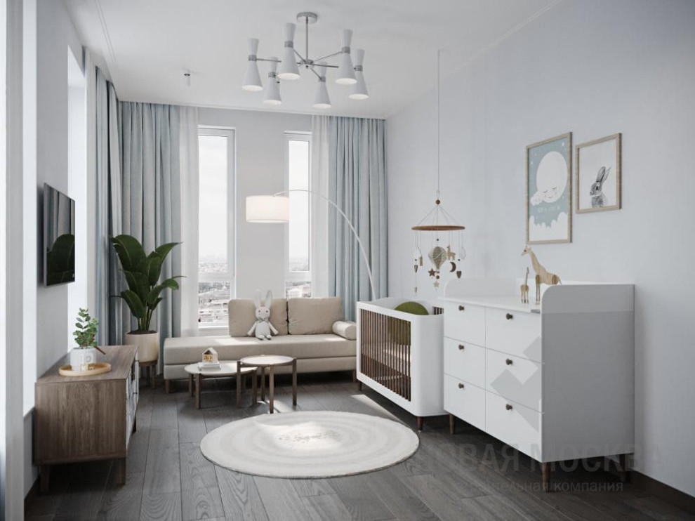 Дизайн-проект 3-комнатной квартиры 85 кв.м в ЖК «Скандинавия»