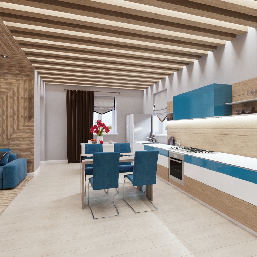 Кухня - гостиная "Light mix"