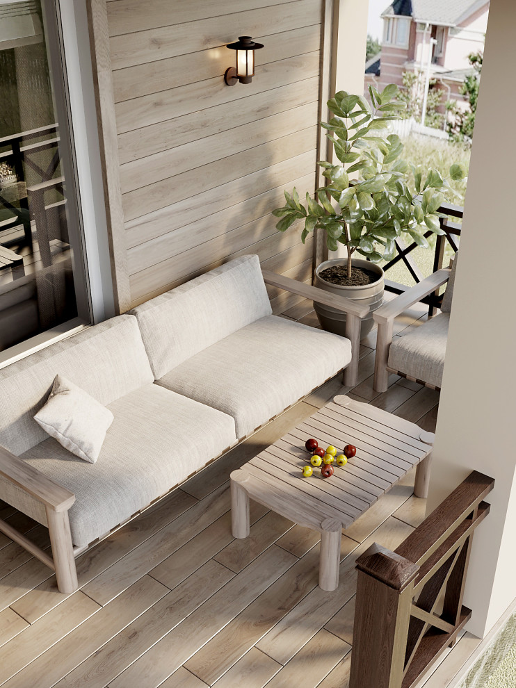 Веранда в загородном доме