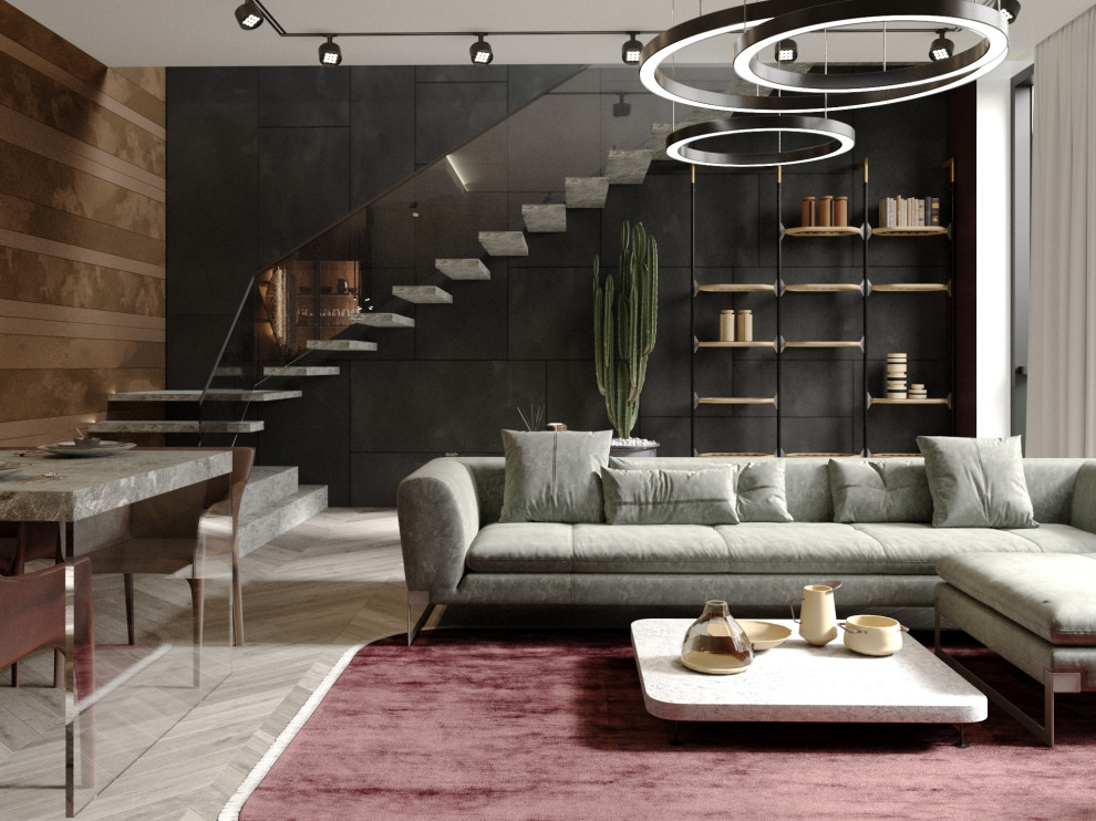 Дизайн гостиной в итальянском стиле