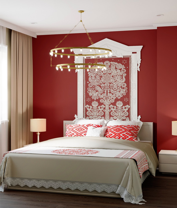 3-х комнатная квартира с элементами славянского стиля