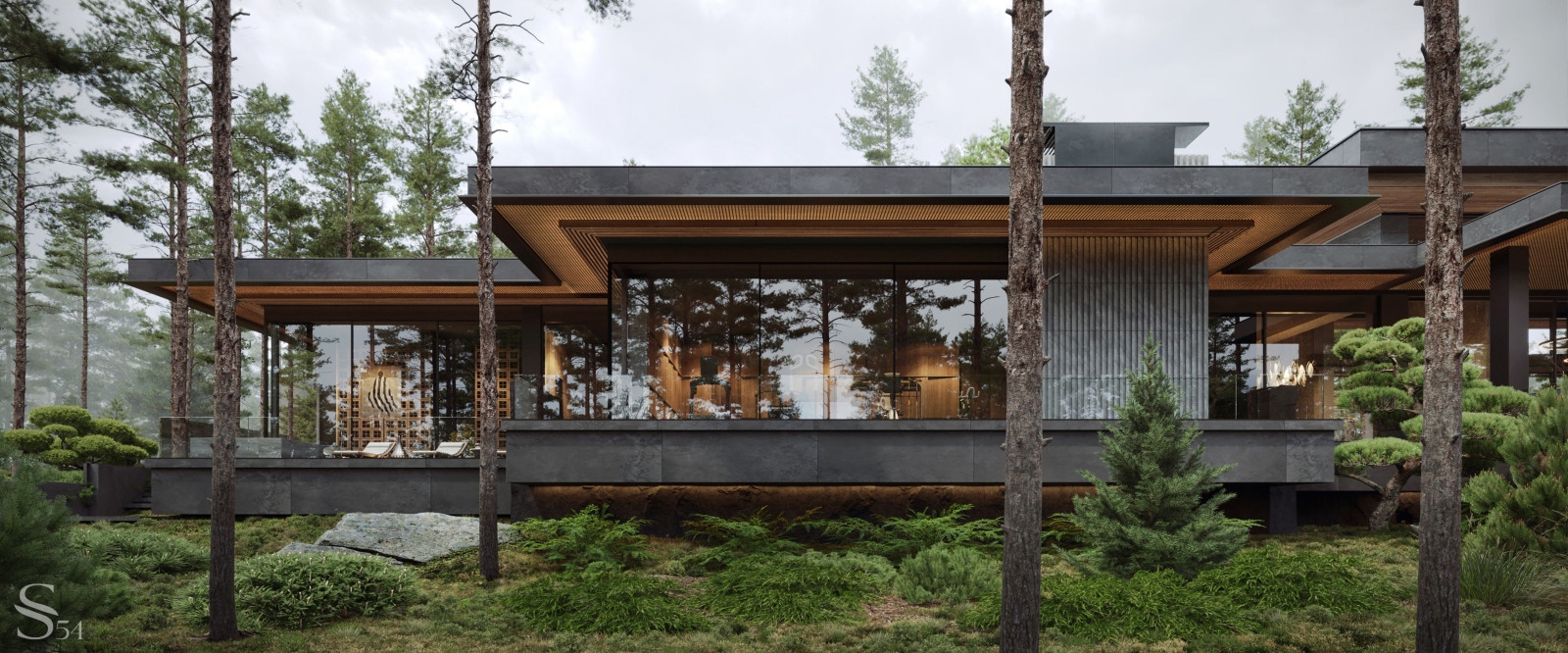 Резиденция в Agalarov Estate – симбиоз природы и современной архитектуры